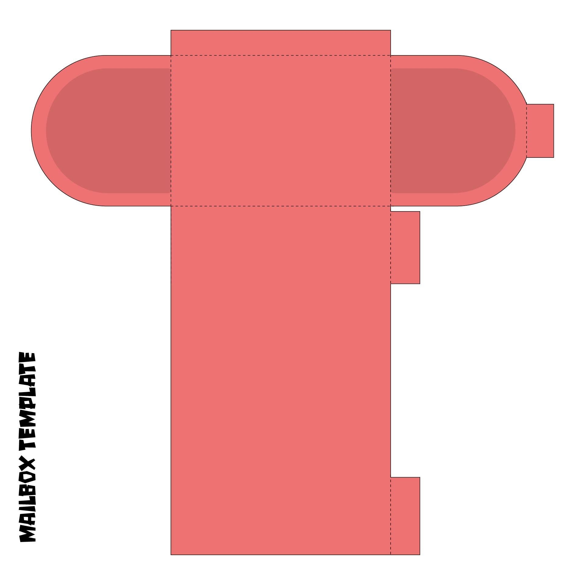 10 Best Printable Mailbox Template Box PDF For Free At Printablee Diy Mailbox Valentine Mailbox Valentines Printables Free