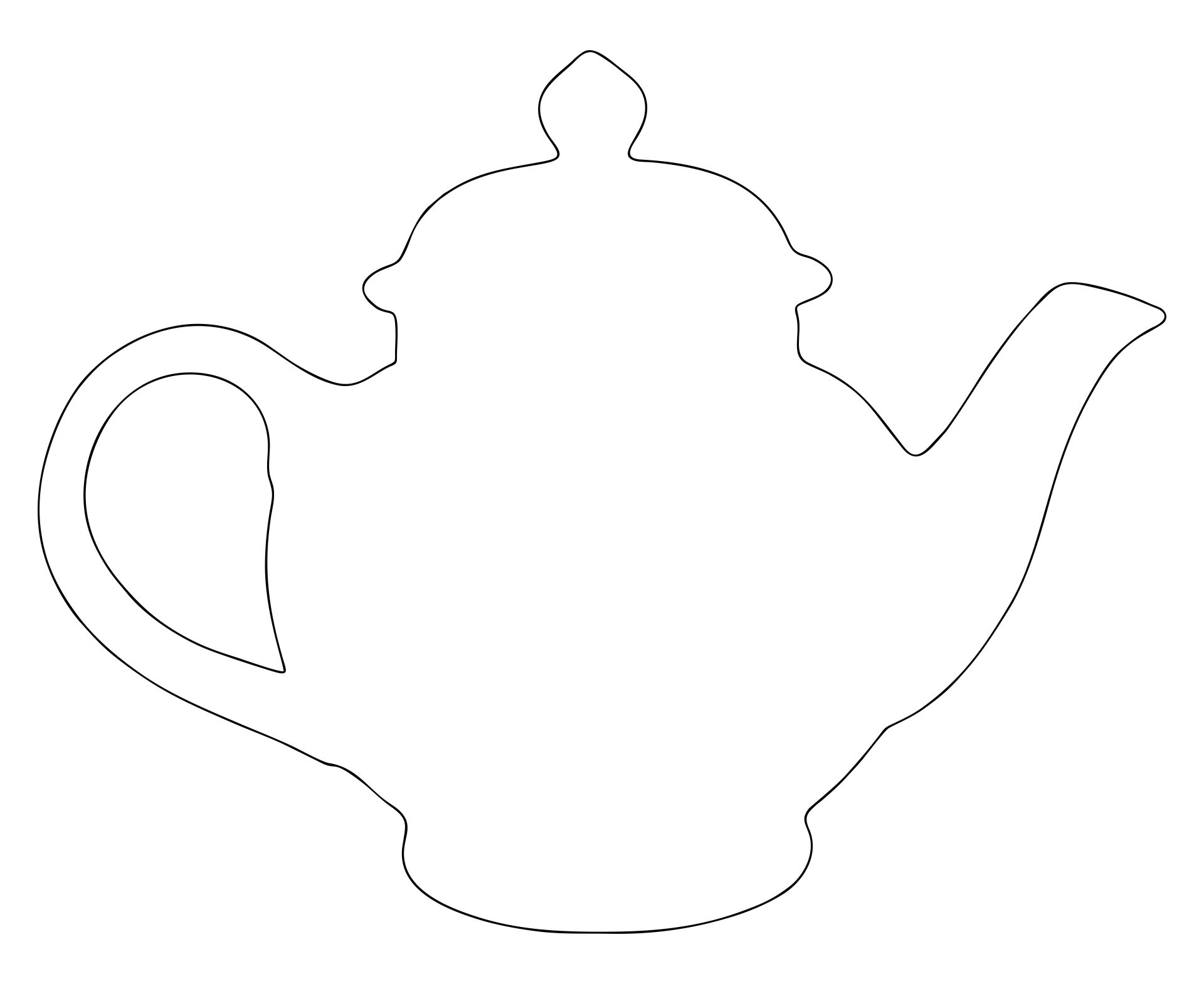 10 Best Printable Tea Pot PDF For Free At Printablee Templates Printable Free Tea Pots Paper Tea Cups