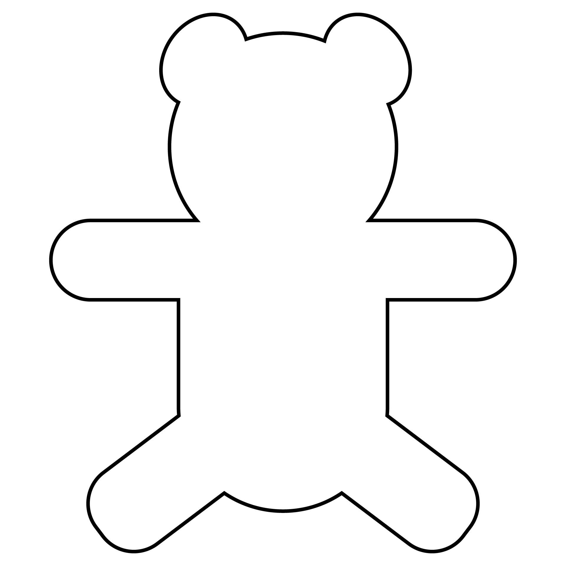 10 Best Teddy Bear Template Printable PDF For Free At Printablee Teddy Bear Template Bear Template Bear Crafts