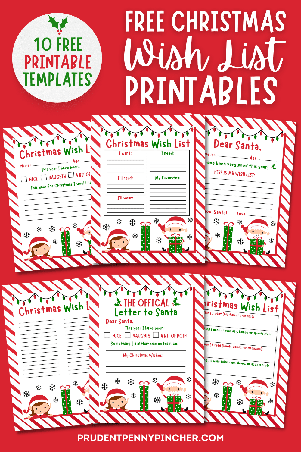 Christmas Wishlist Template Free Printable