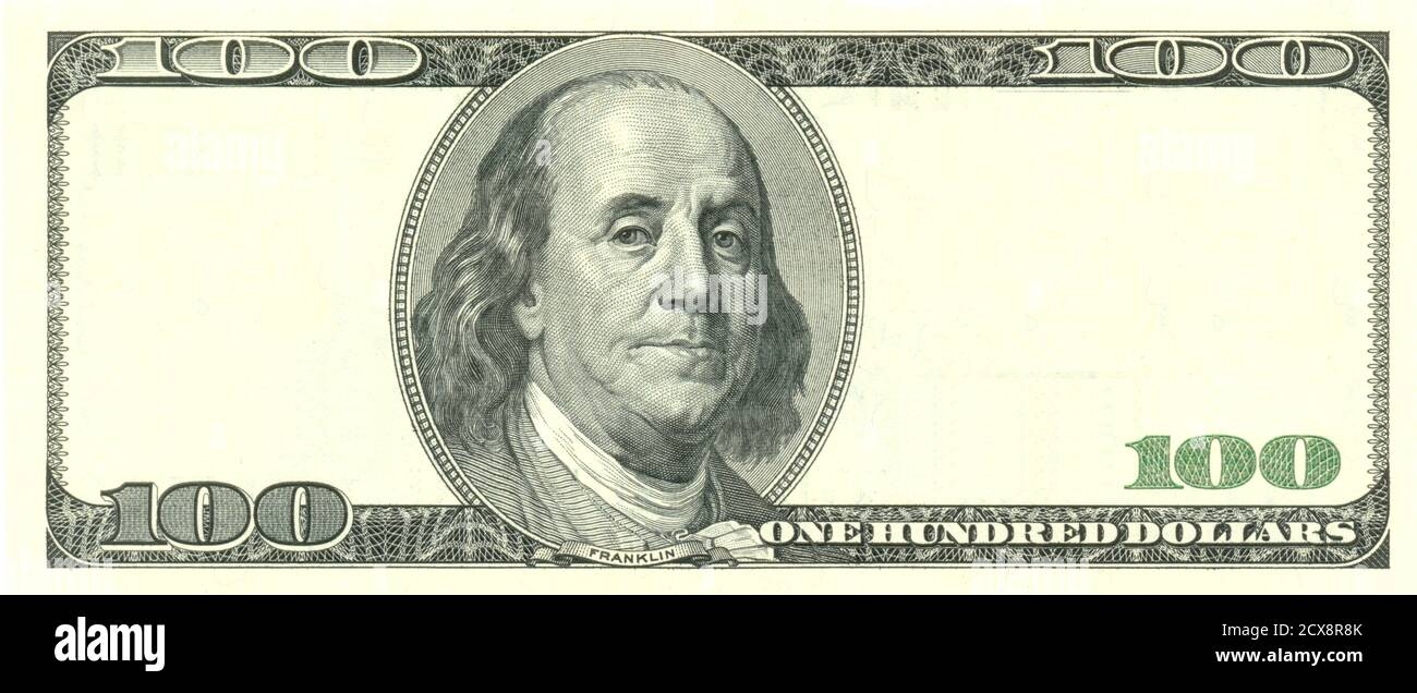 Printable 100 Dollar Bill Template