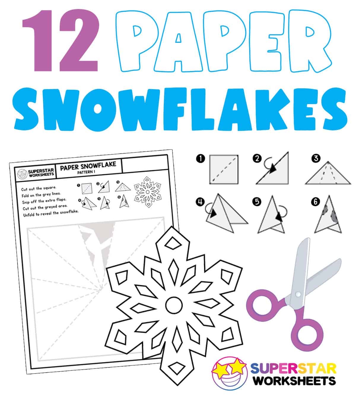 Free Printable Snowflake Cut Out Template