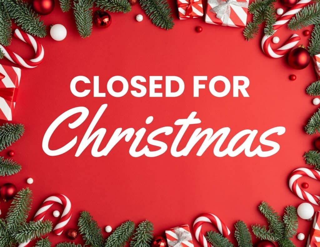 12 Free Printable Closed For Christmas Sign Templates The Incremental Mama