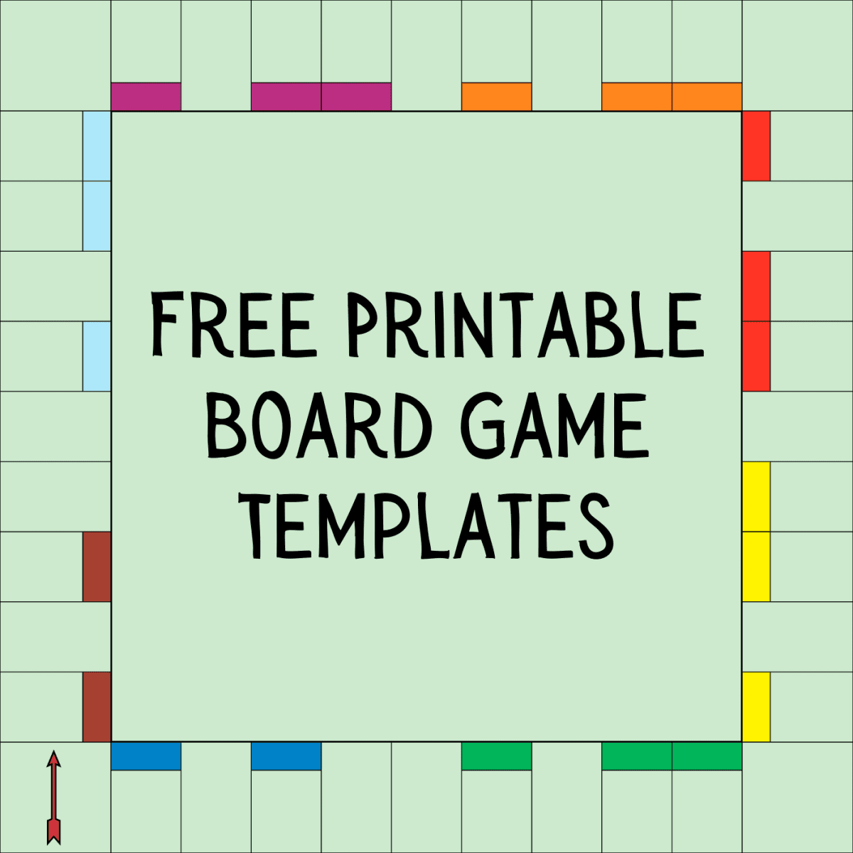 Printable Layout Aggravation Game Board Template