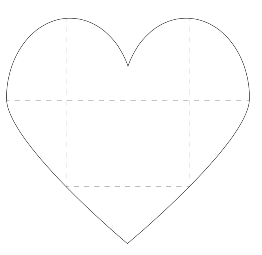 10 Inch Heart Template Printable