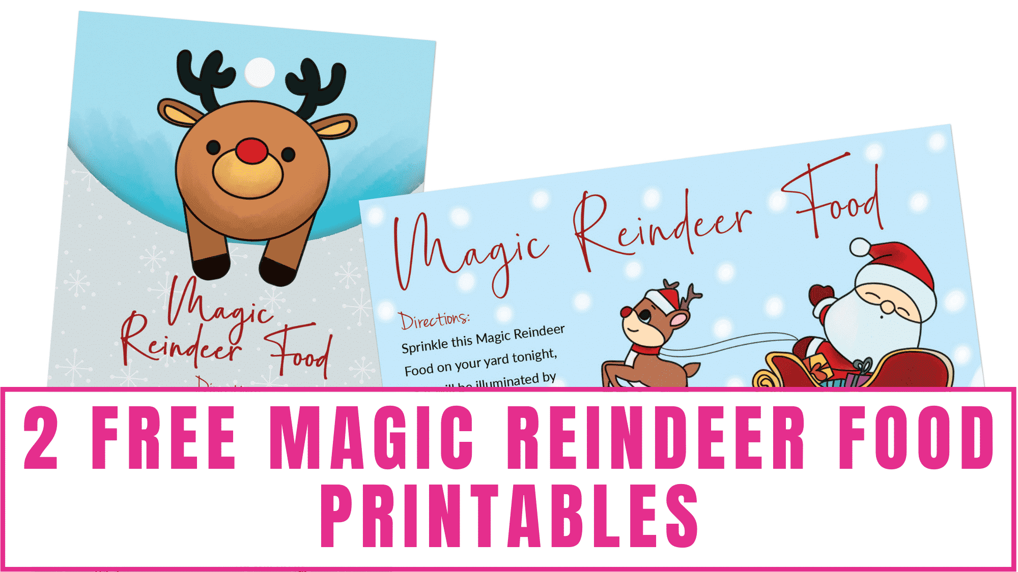 2 Free Magic Reindeer Food Printables Freebie Finding Mom