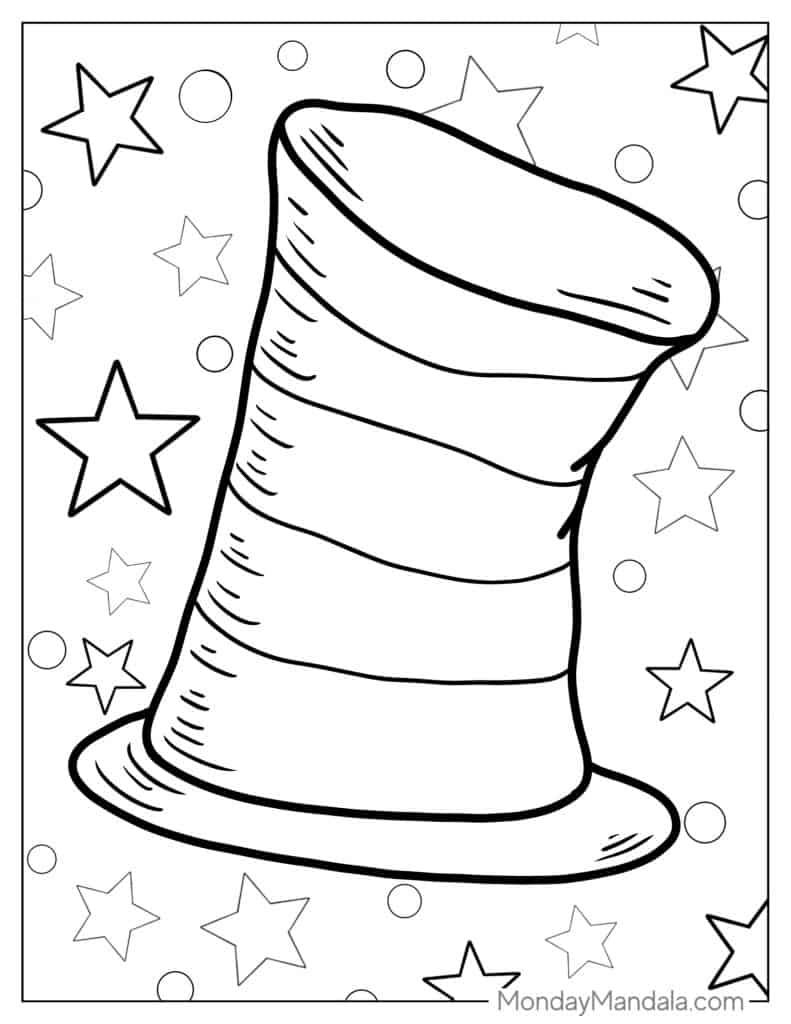 Free Printable Dr Seuss Hat Template