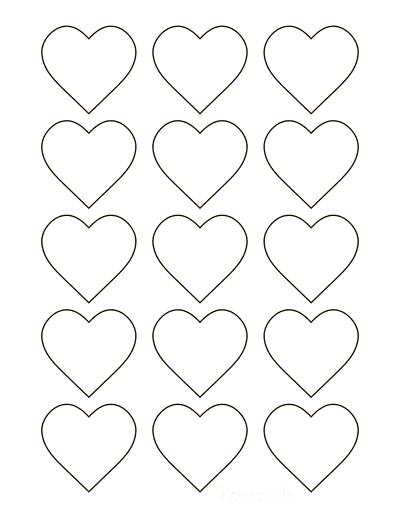 20 Free Printable Heart Templates Patterns Stencils