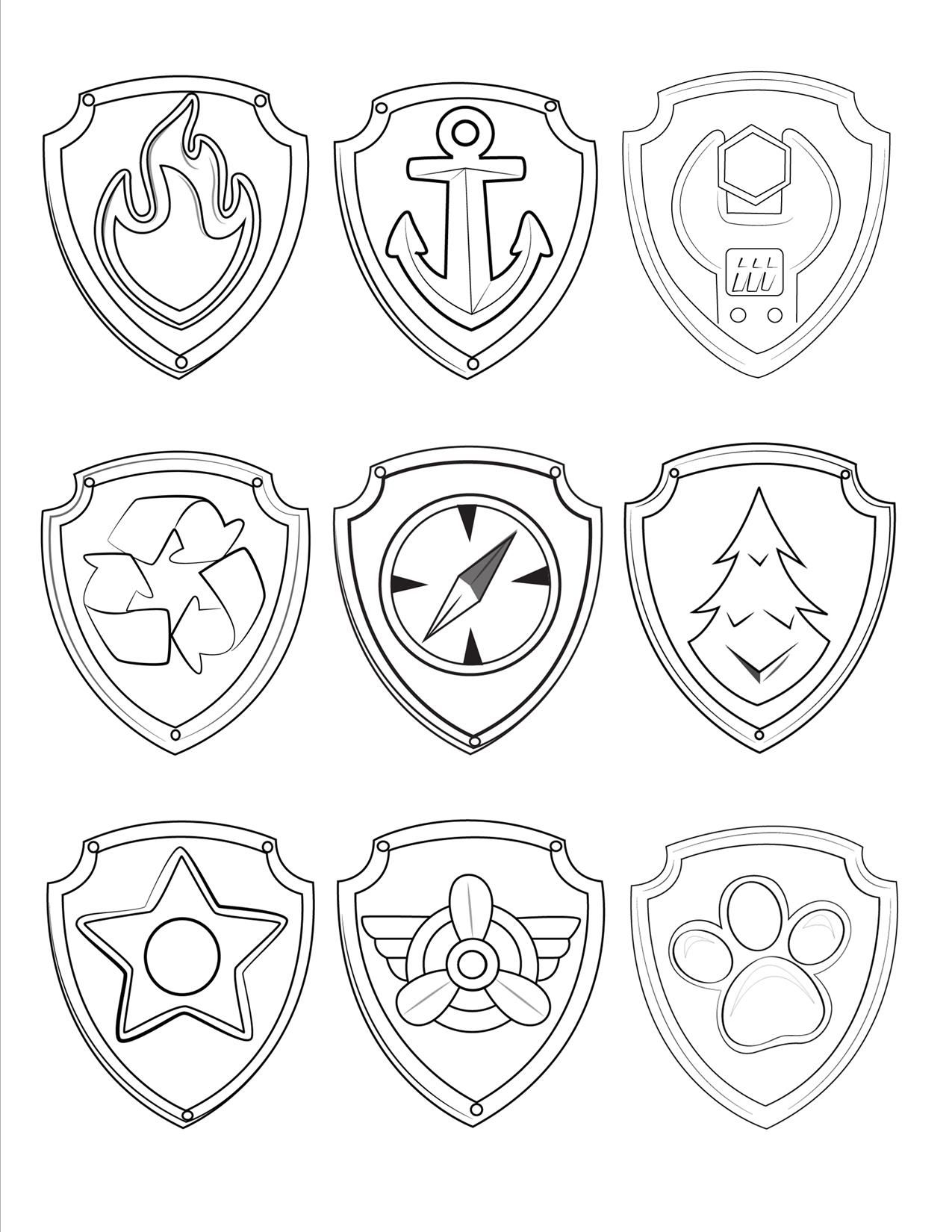 Free Printable Paw Patrol Badge Template