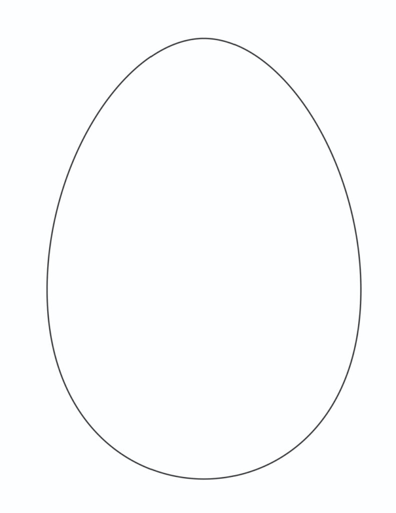 Free Printable Easter Egg Templates