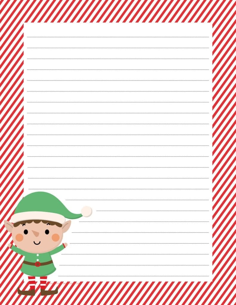 Free Printable Christmas Stationery Templates