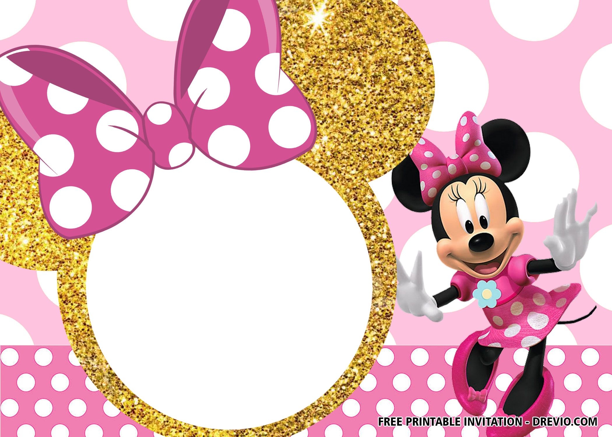 Printable Minnie Mouse Template