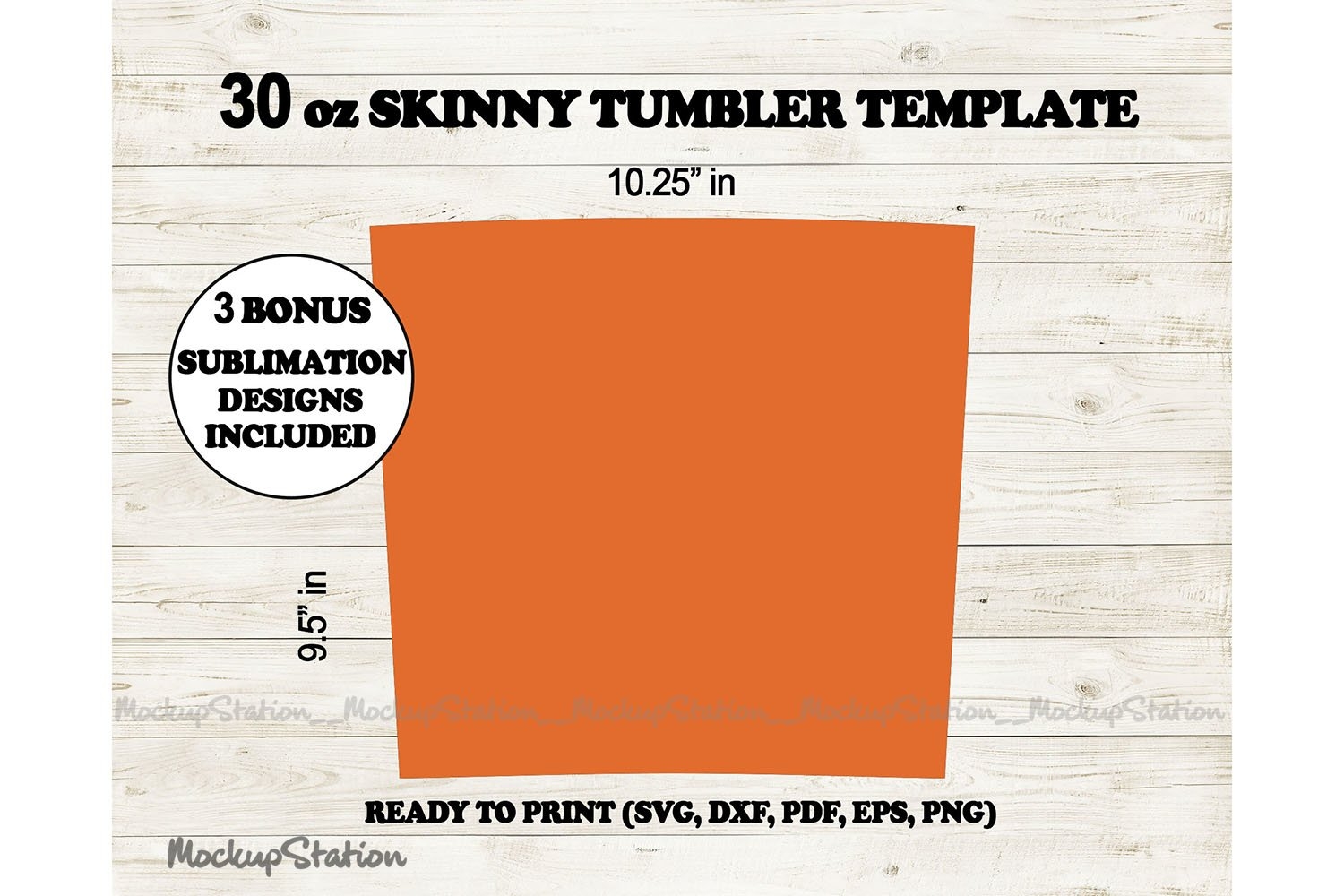 Printable 30 Oz Tumbler Template
