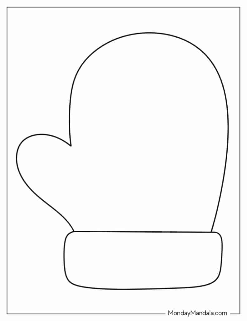 32 Mitten Templates Free PDF Printables 
