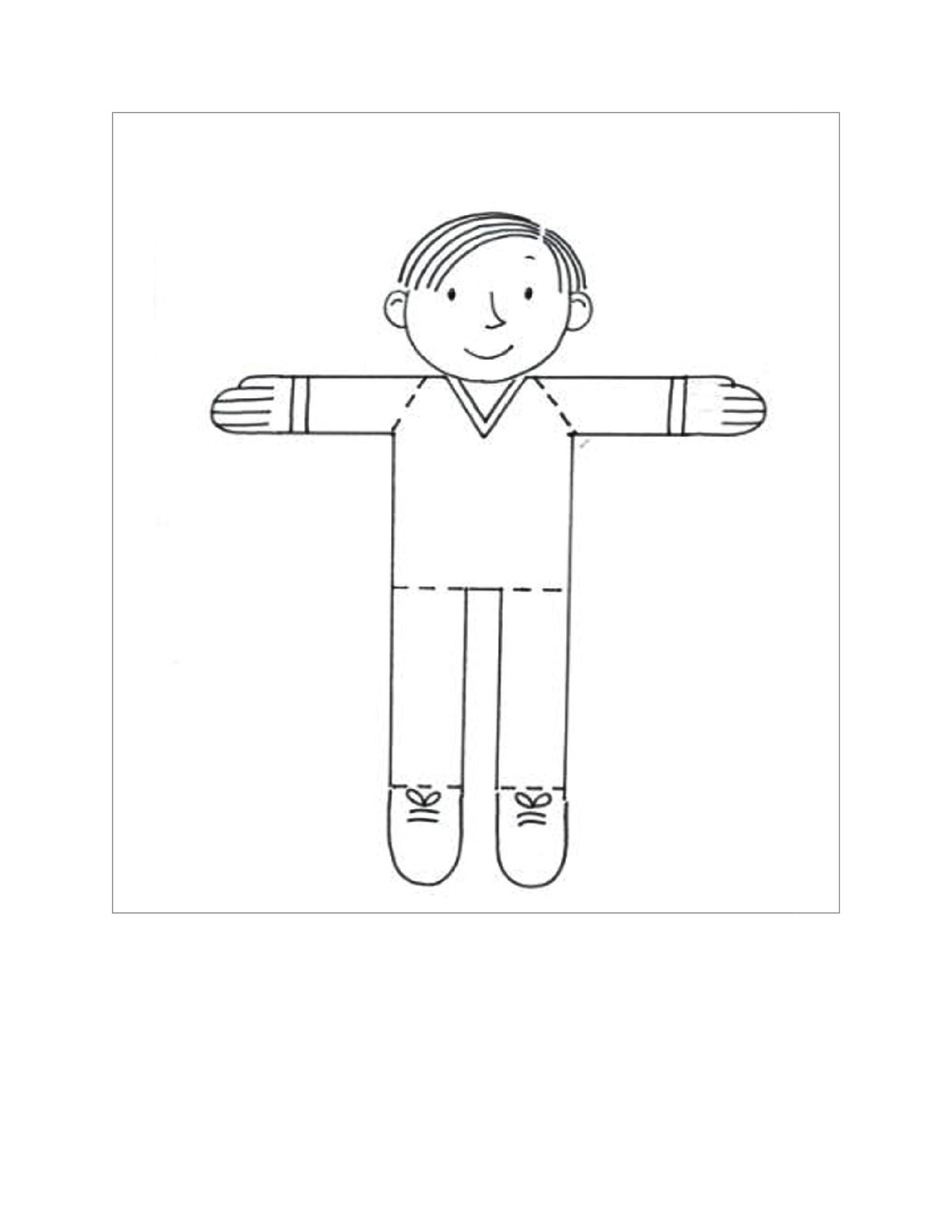 Flat Stanley Template Printable