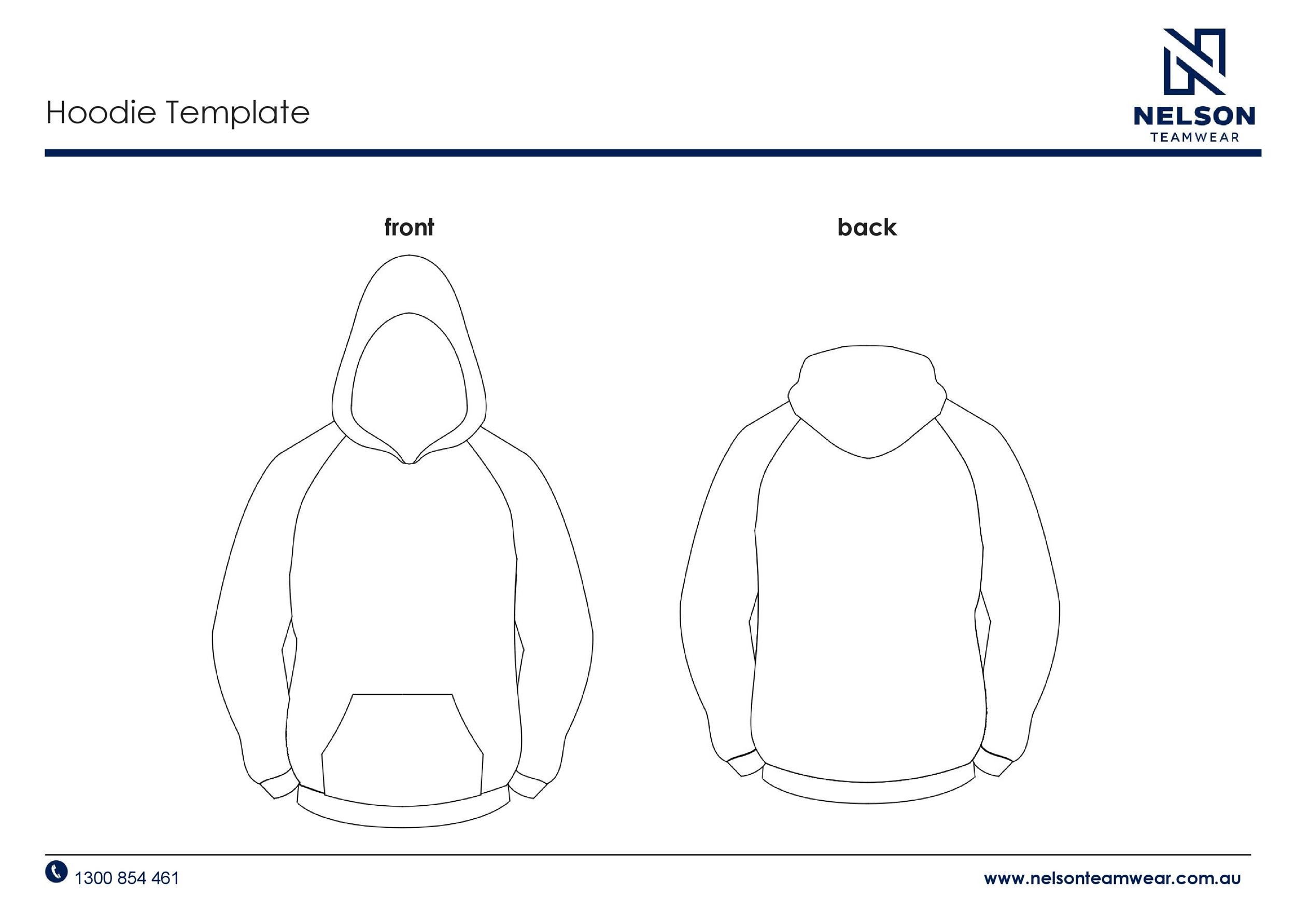 Printable Blank Sweater Template