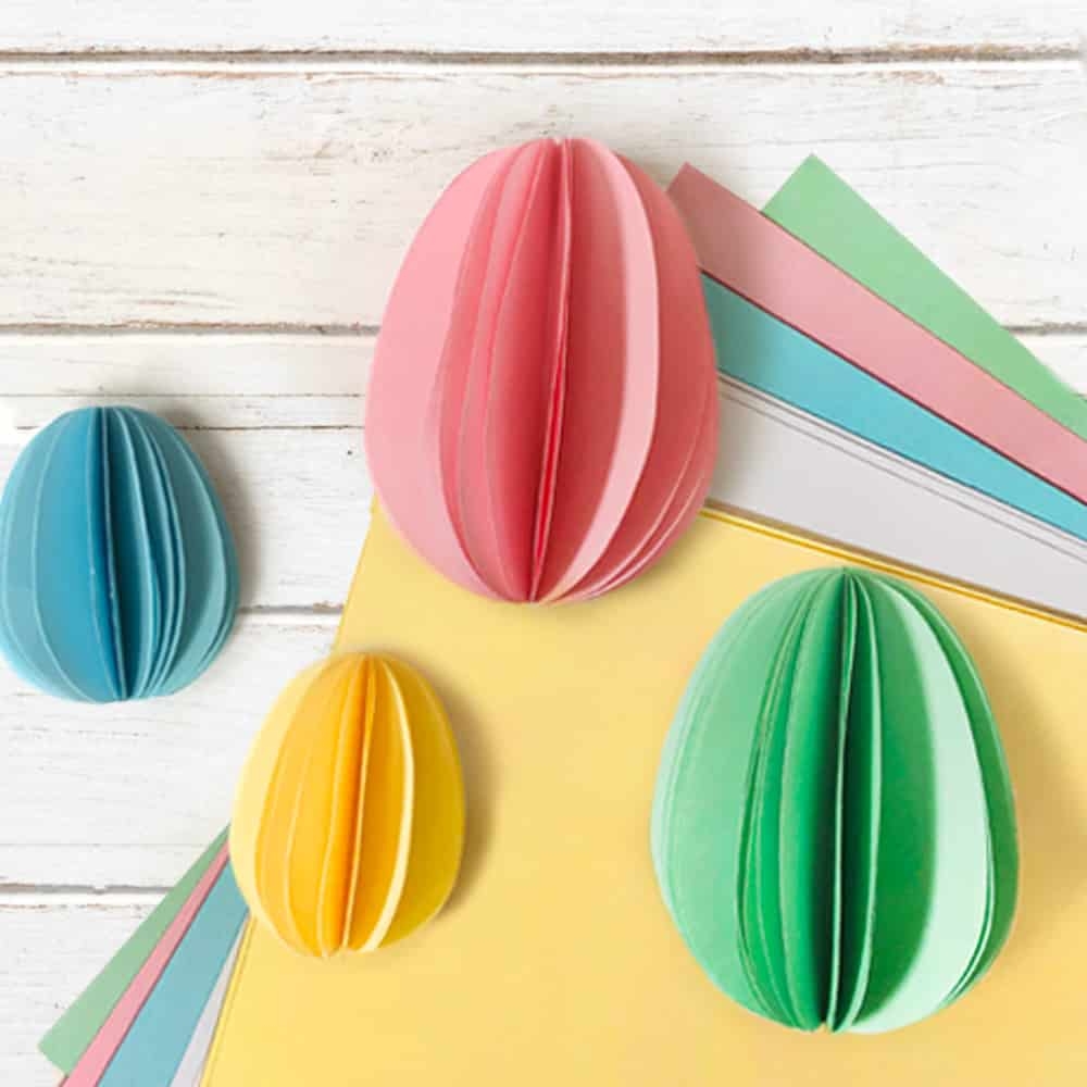 3D Easter Egg Template Free Printable Download From Printworks