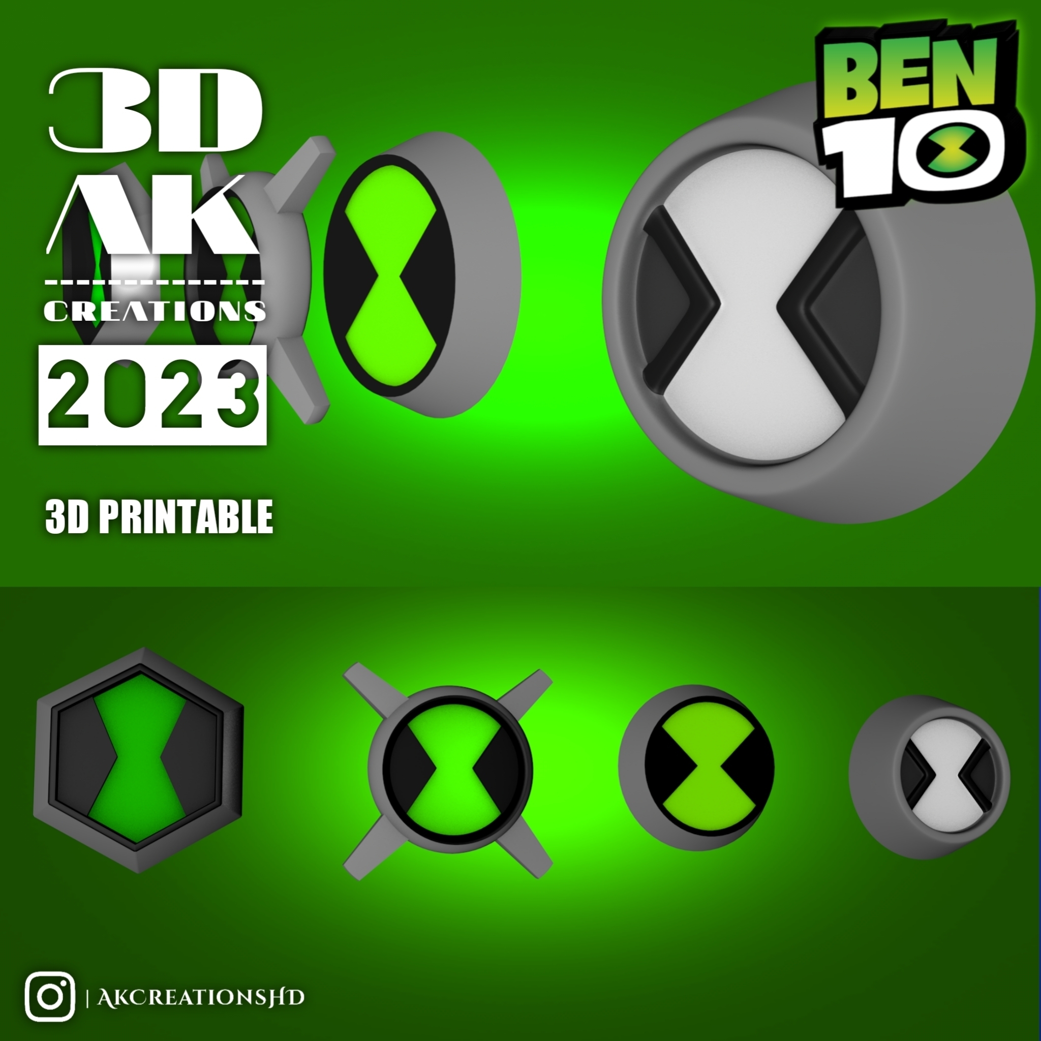 Printable Ben 10 Omnitrix Template