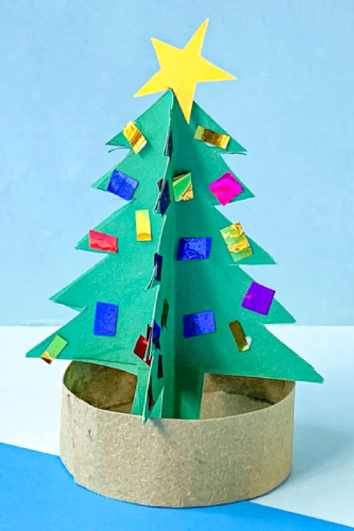 Printable 3D Paper Tree Template
