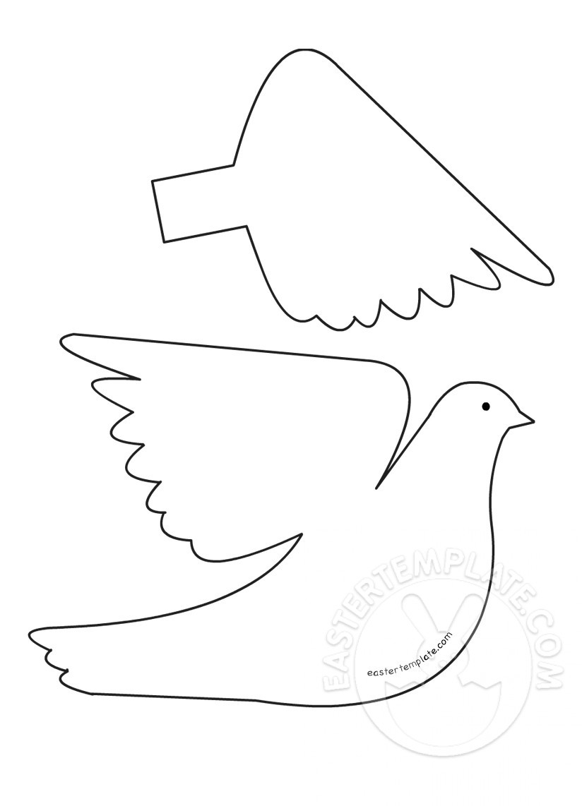 Dove Template Free Printable