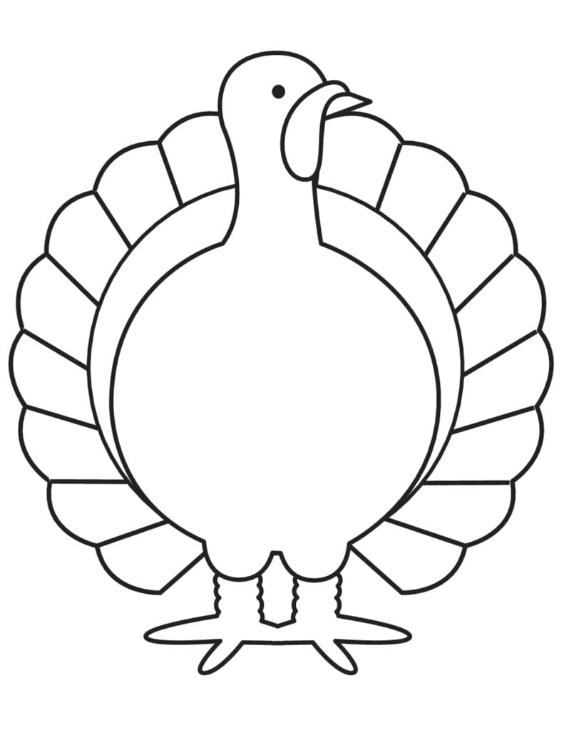 Free Printable Turkey Template