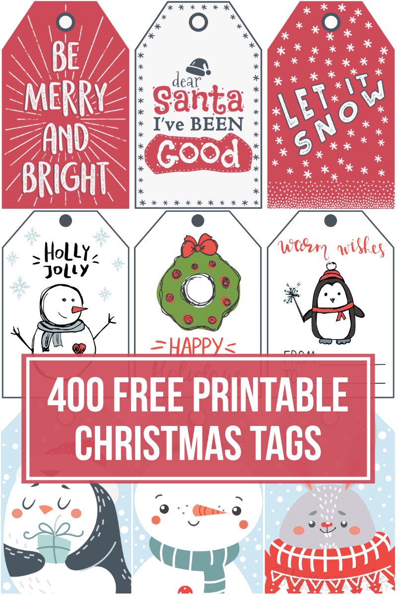 Free Printable Christmas Tags Template