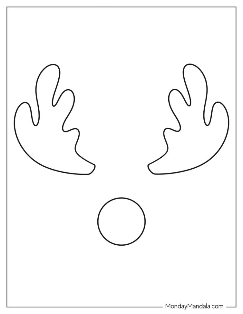 42 Reindeer Templates Free PDF Printables 