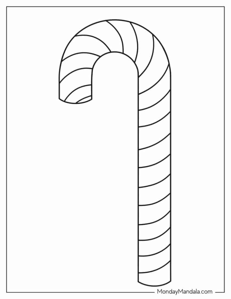 44 Candy Cane Templates Free PDF Printables 