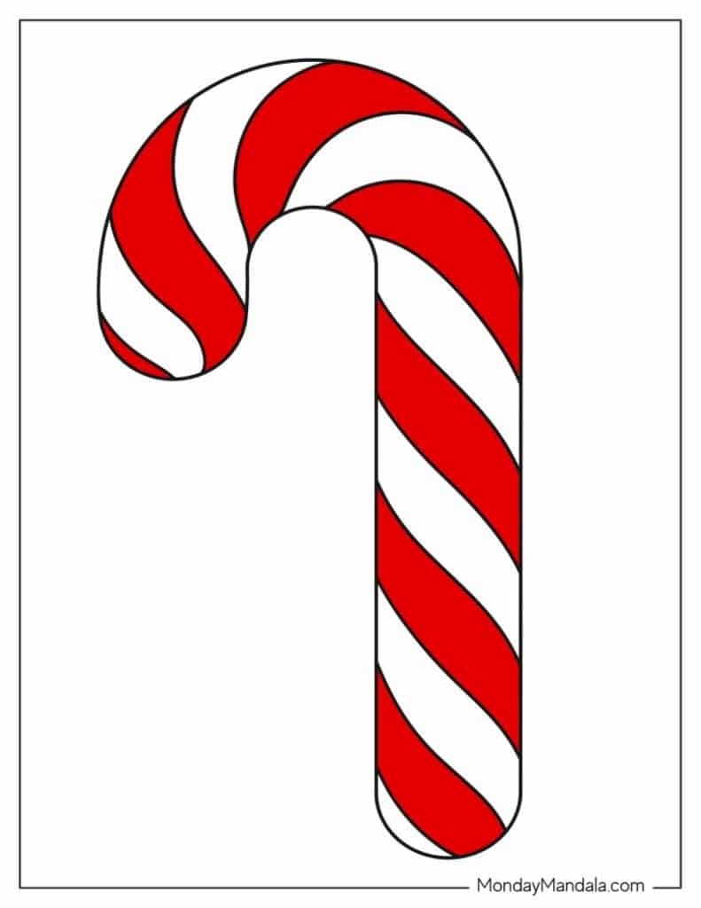Free Printable Peppermint Candy Template