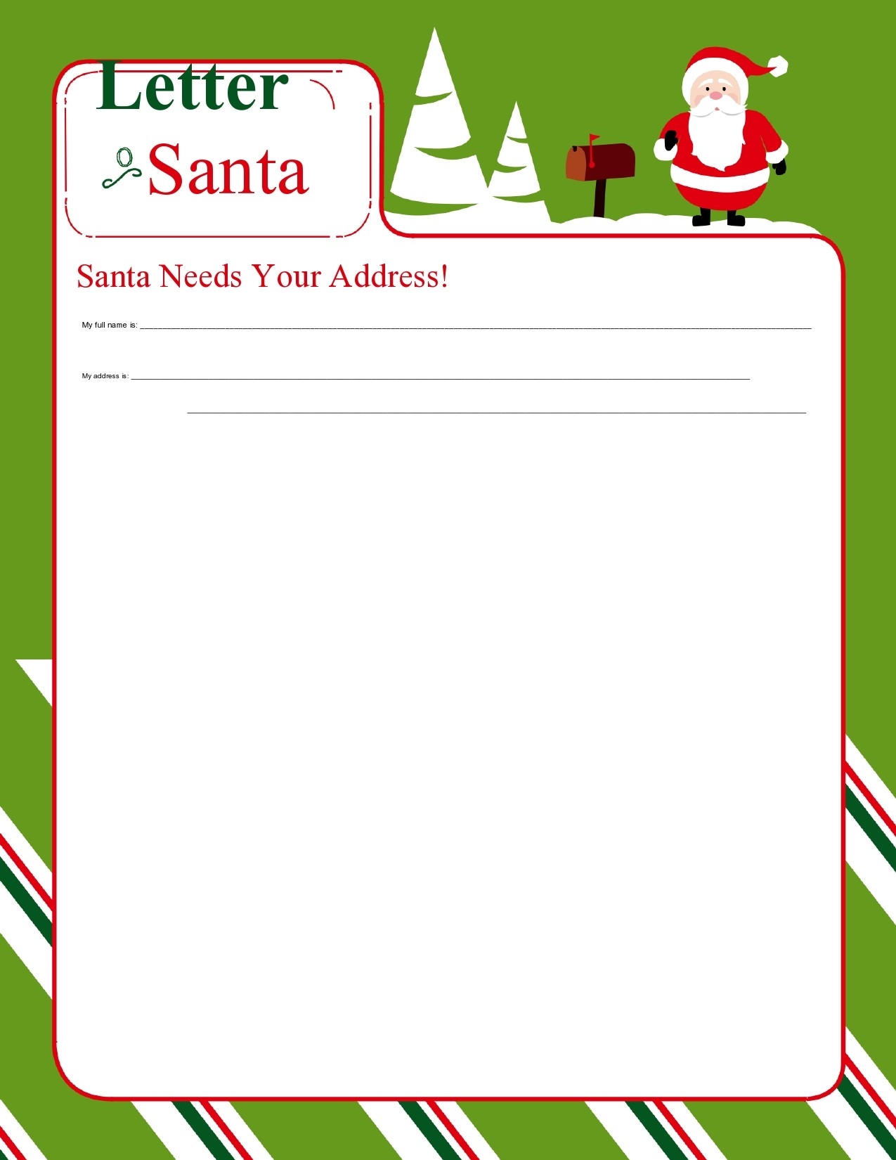 Free Printable Christmas Templates For Word