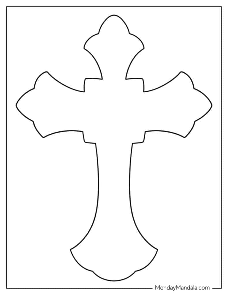 Free Cross Template Printable