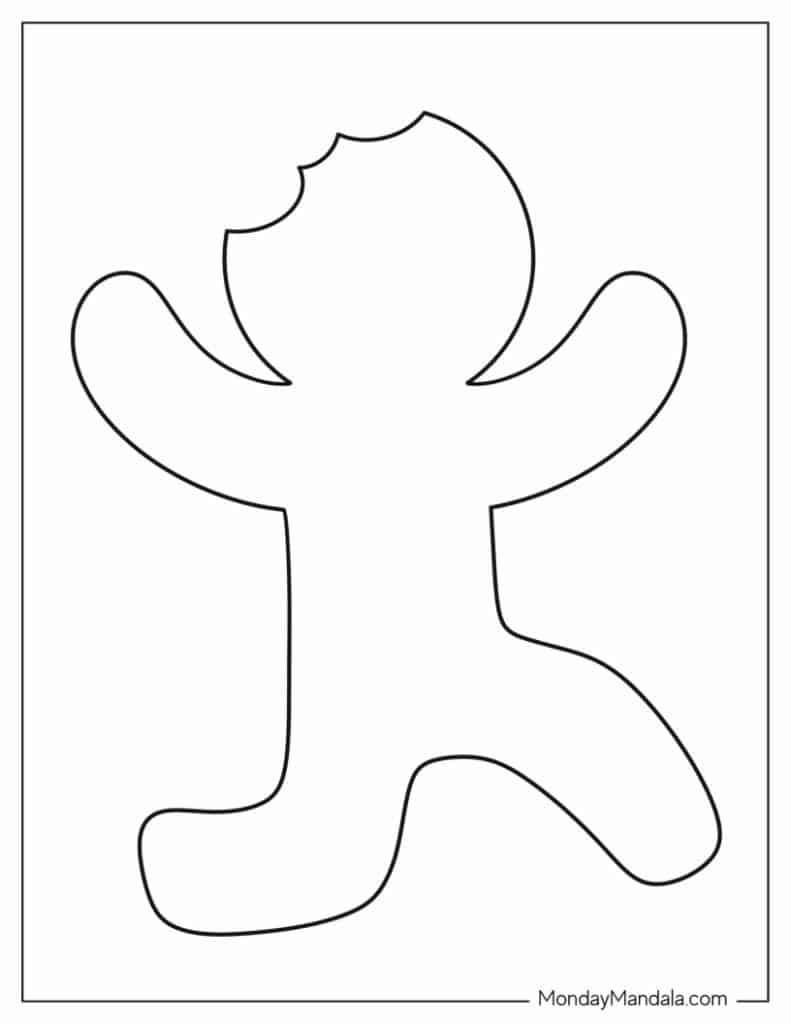 48 Gingerbread Man Templates Free PDF Printables 