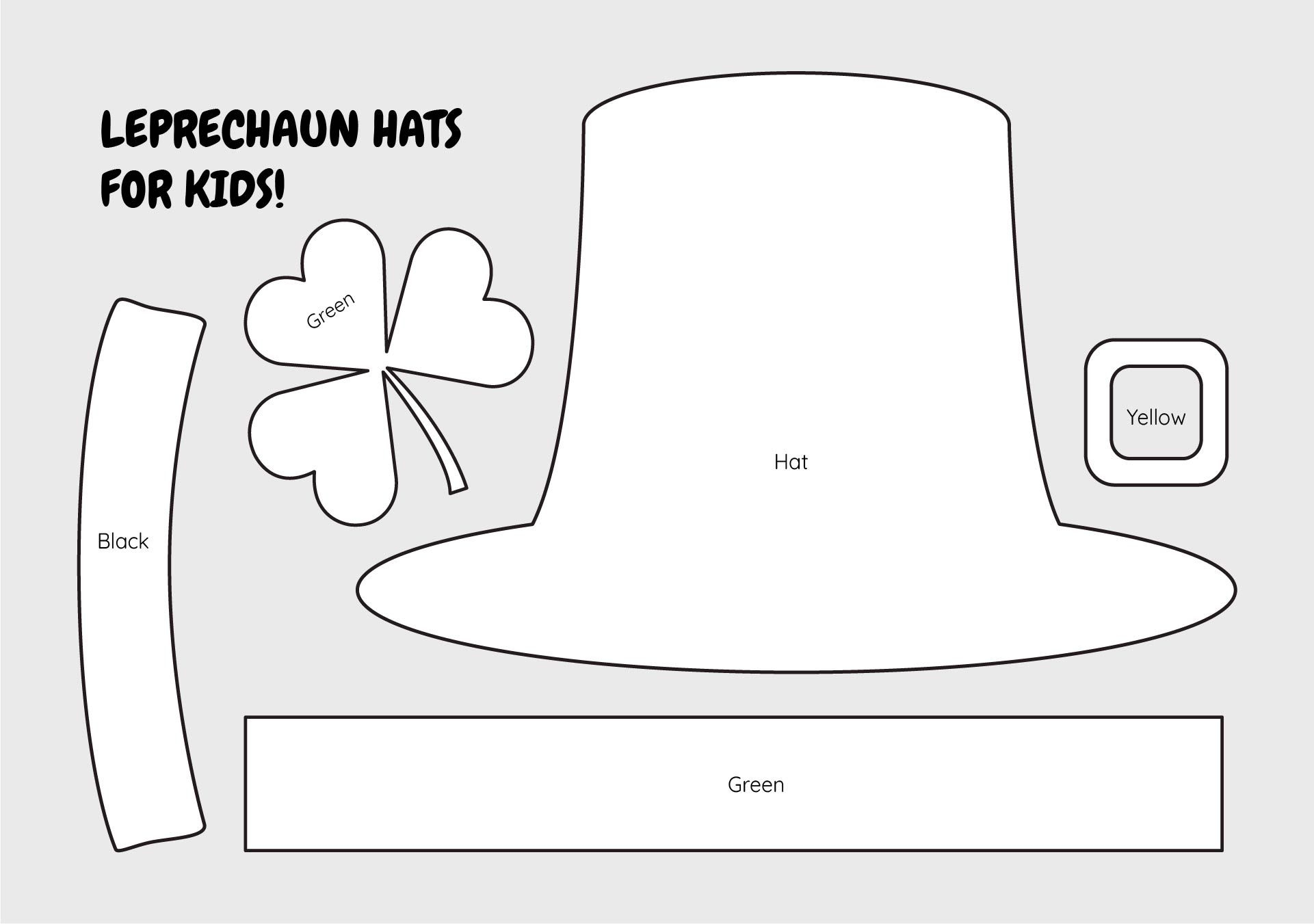 5 Best St Patrick s Day Templates Printables PDF For Free At Printablee St Patricks Decorations Cupcake Coloring Pages St Patrick