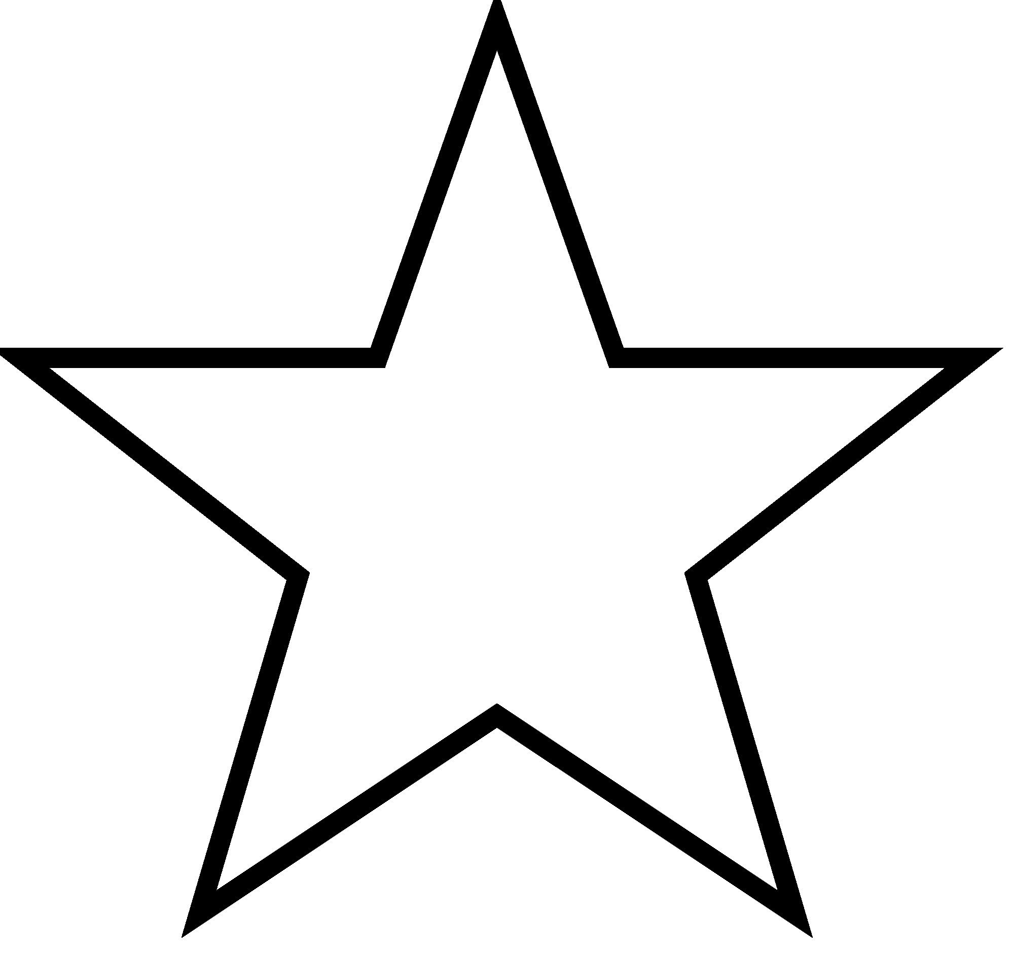 5 Point Star Outline Thatswhatsup Star Template Printable Star Template Star Outline