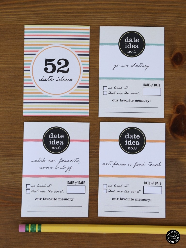 Printable Date Night Card Templates Free