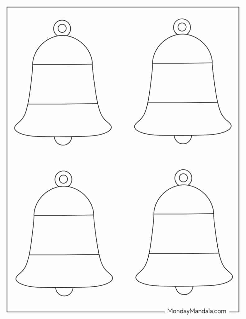 52 Printable Christmas Ornaments Free PDF Templates 