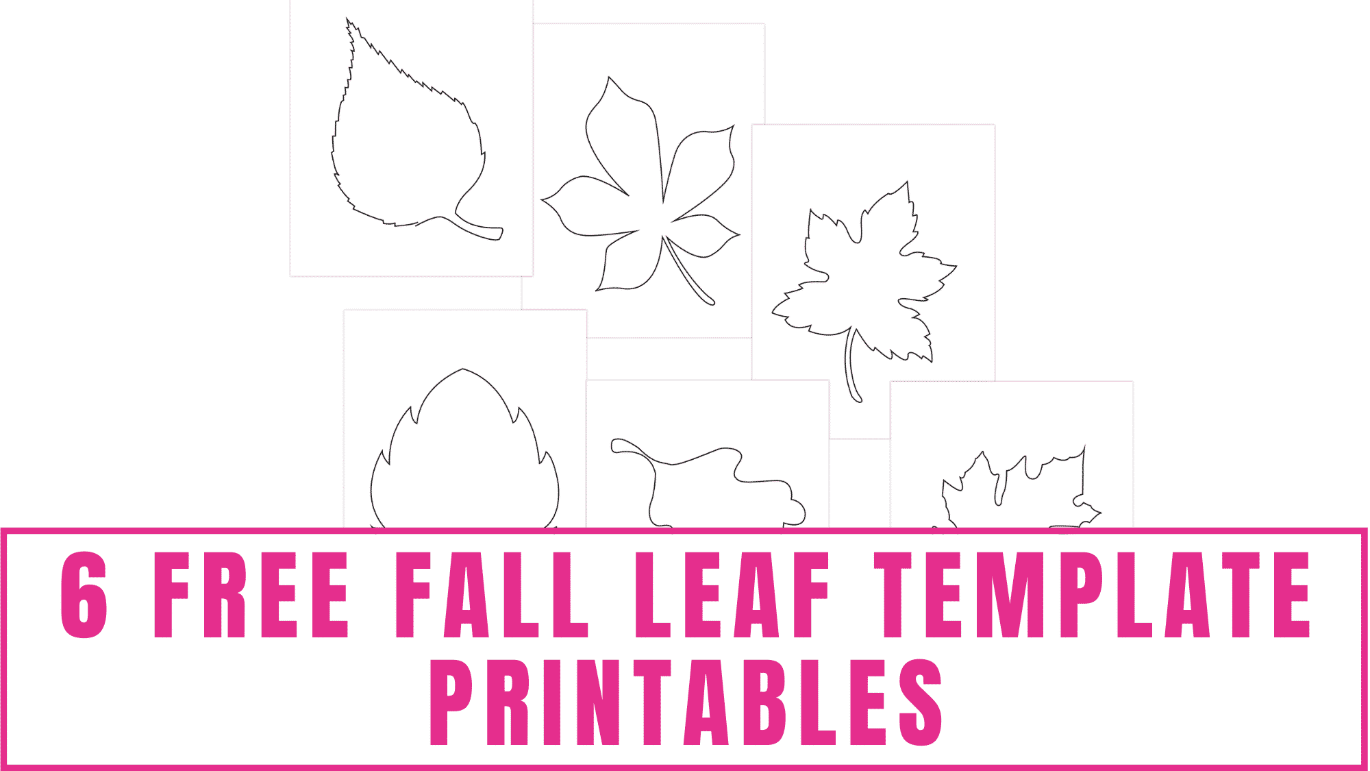 6 Free Fall Leaf Template Printables Freebie Finding Mom