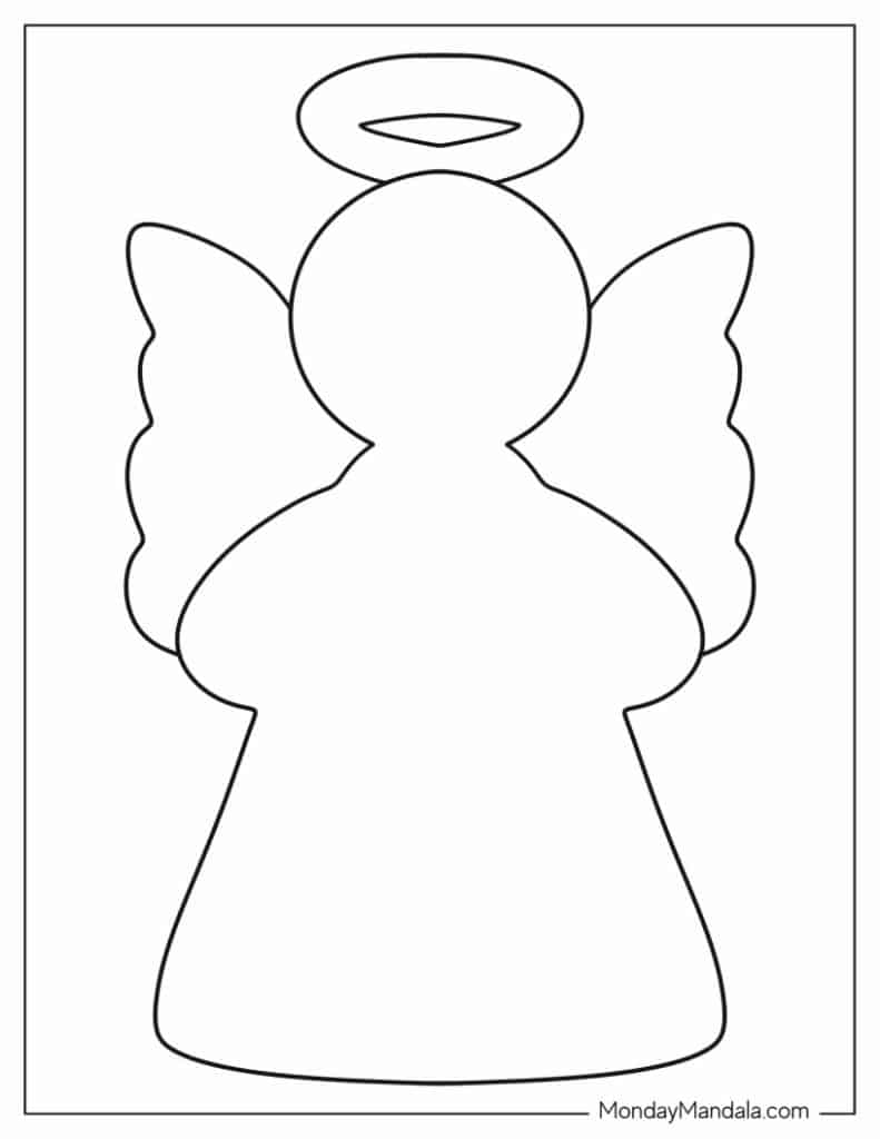 60 Angel Templates Free PDF Printables 