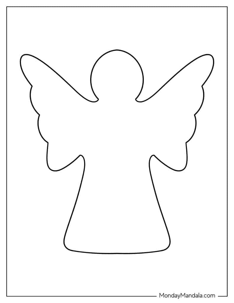 60 Angel Templates Free PDF Printables 