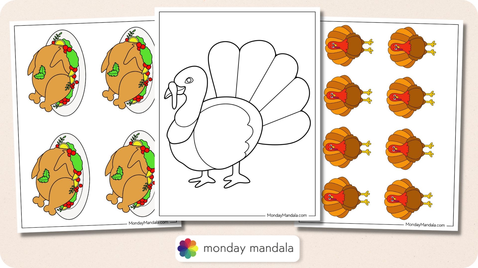 Free Printable Turkey Template
