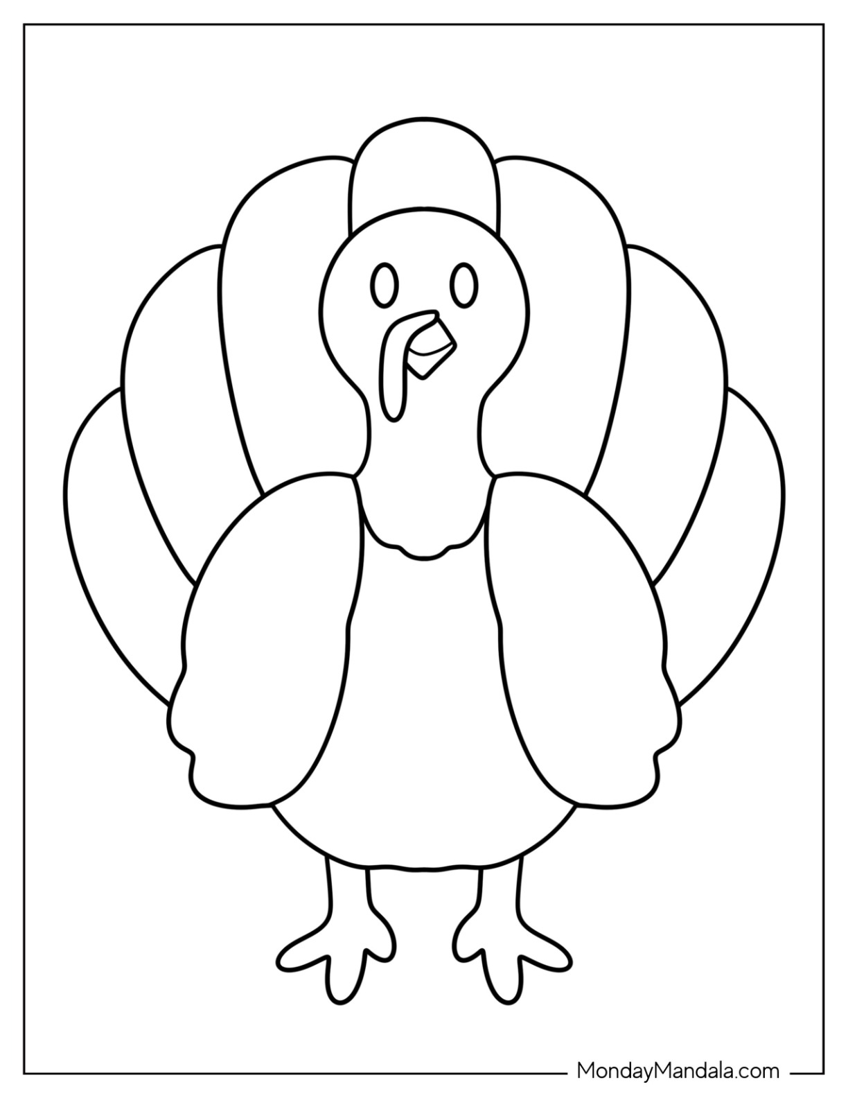 Turkey Template Free Printable