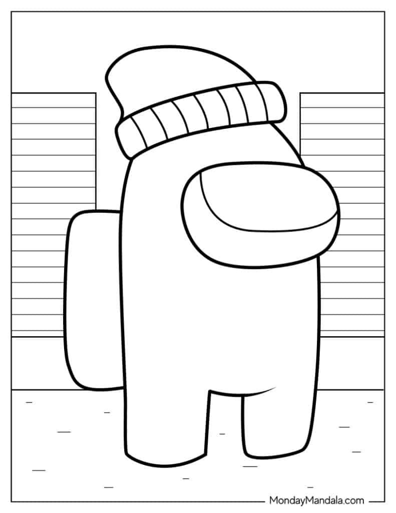 Among Us Template Printable