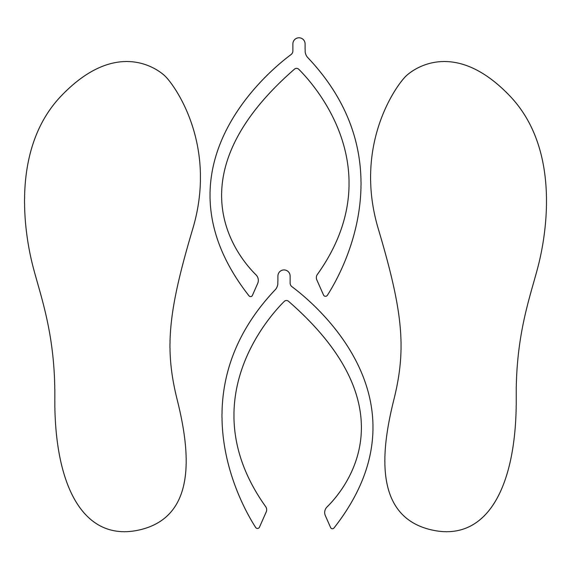 7 Best Flip Flop Pattern Printable PDF For Free At Printablee Flip Flop Art Diy Flip Flops Decorating Flip Flops
