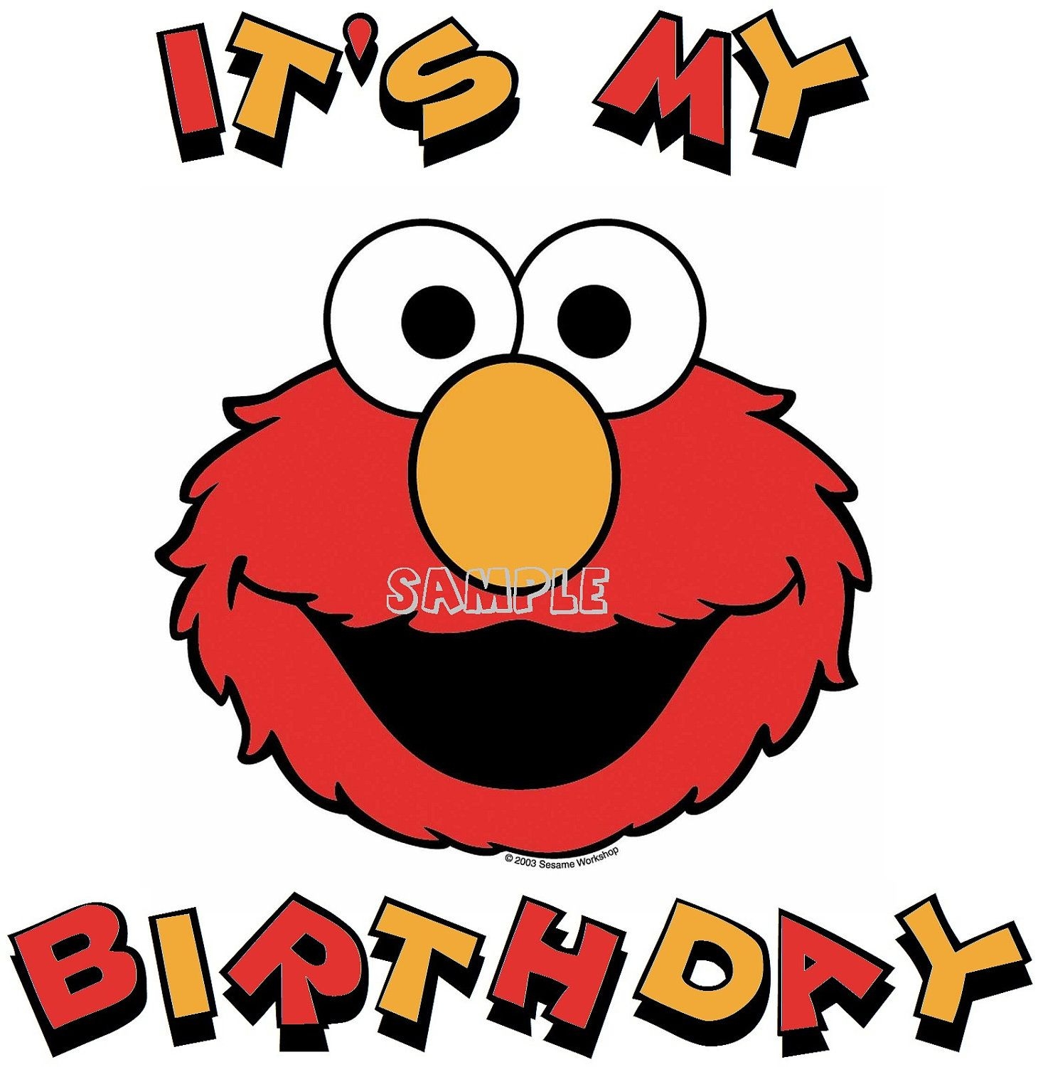 Printable Elmo Face Template