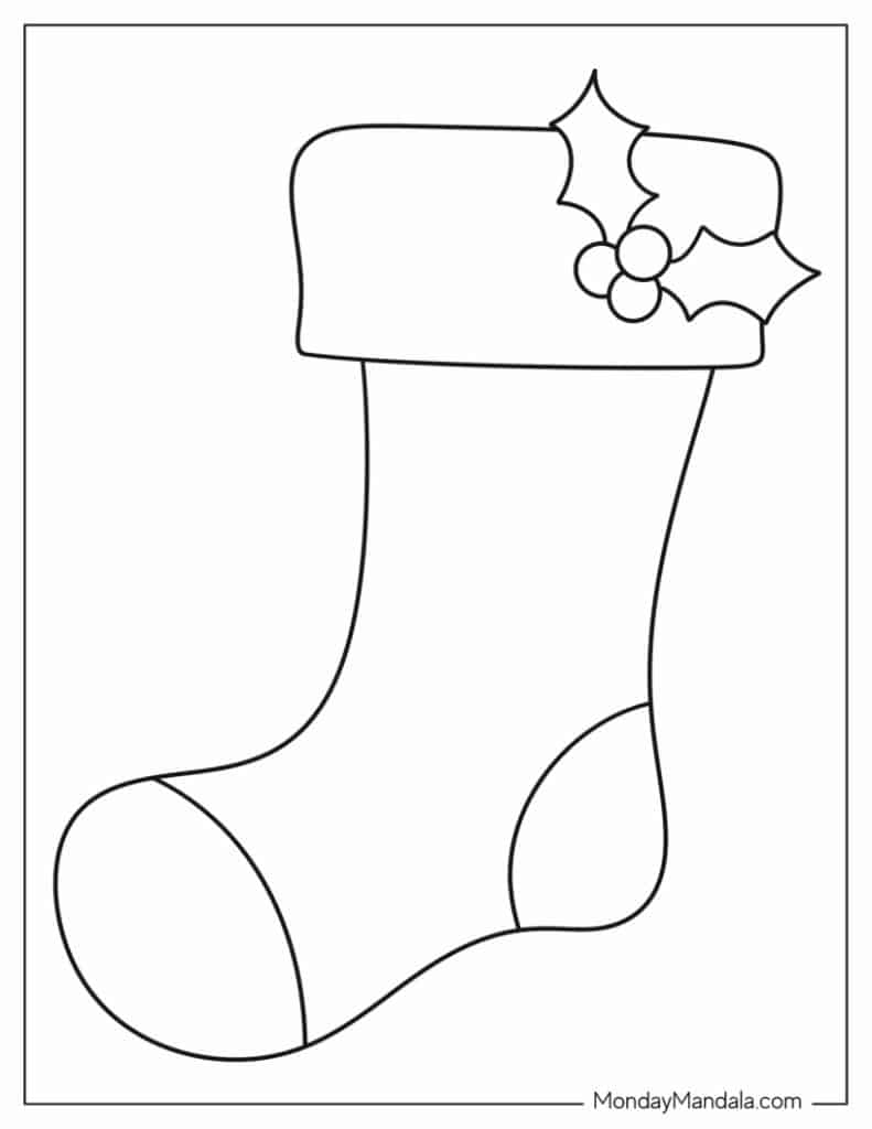 Free Printable Stocking Template Printable