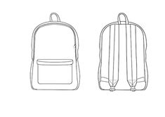 Free Printable Backpack Template