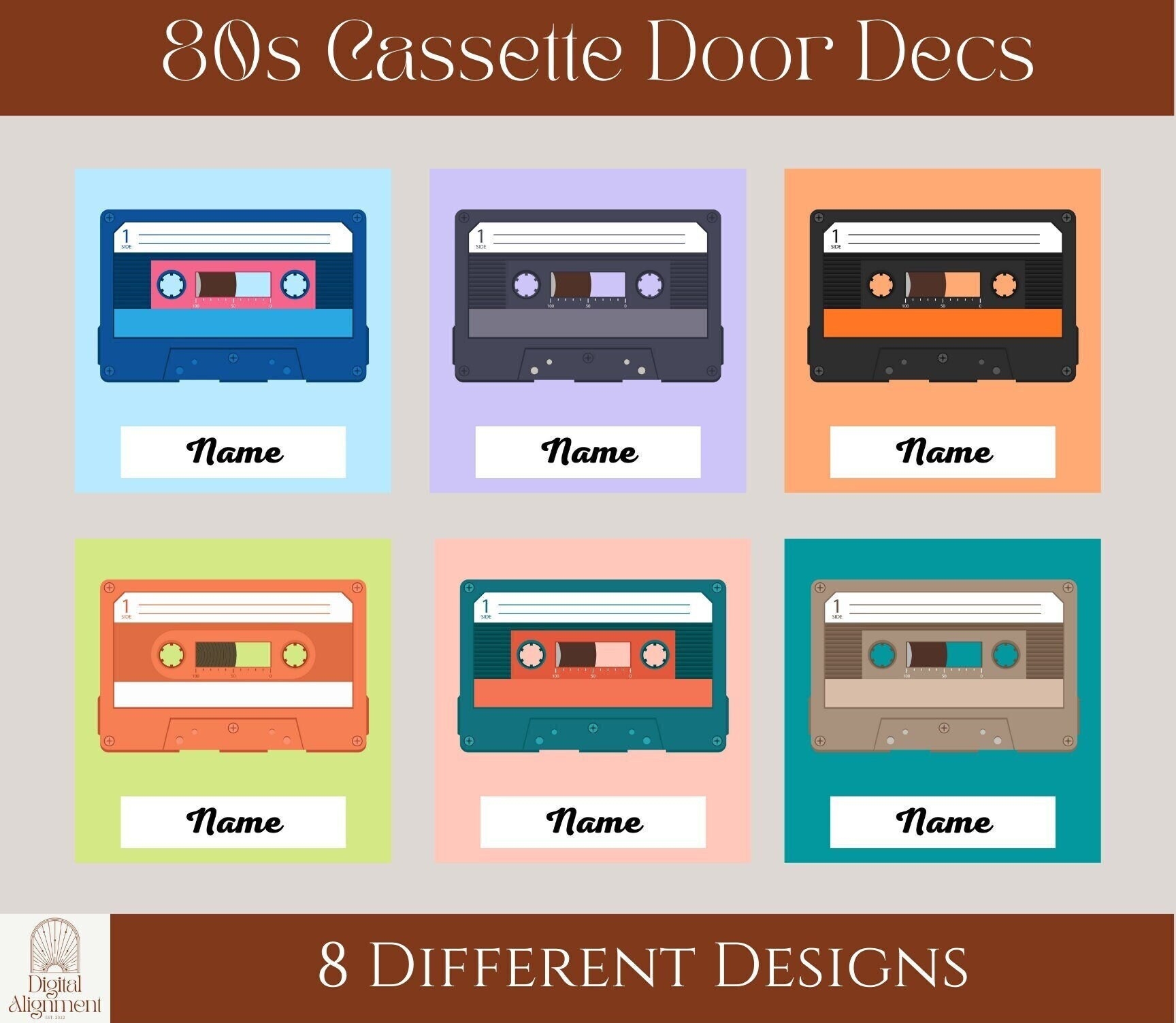 80s Cassette Door Dec Digital Download Etsy