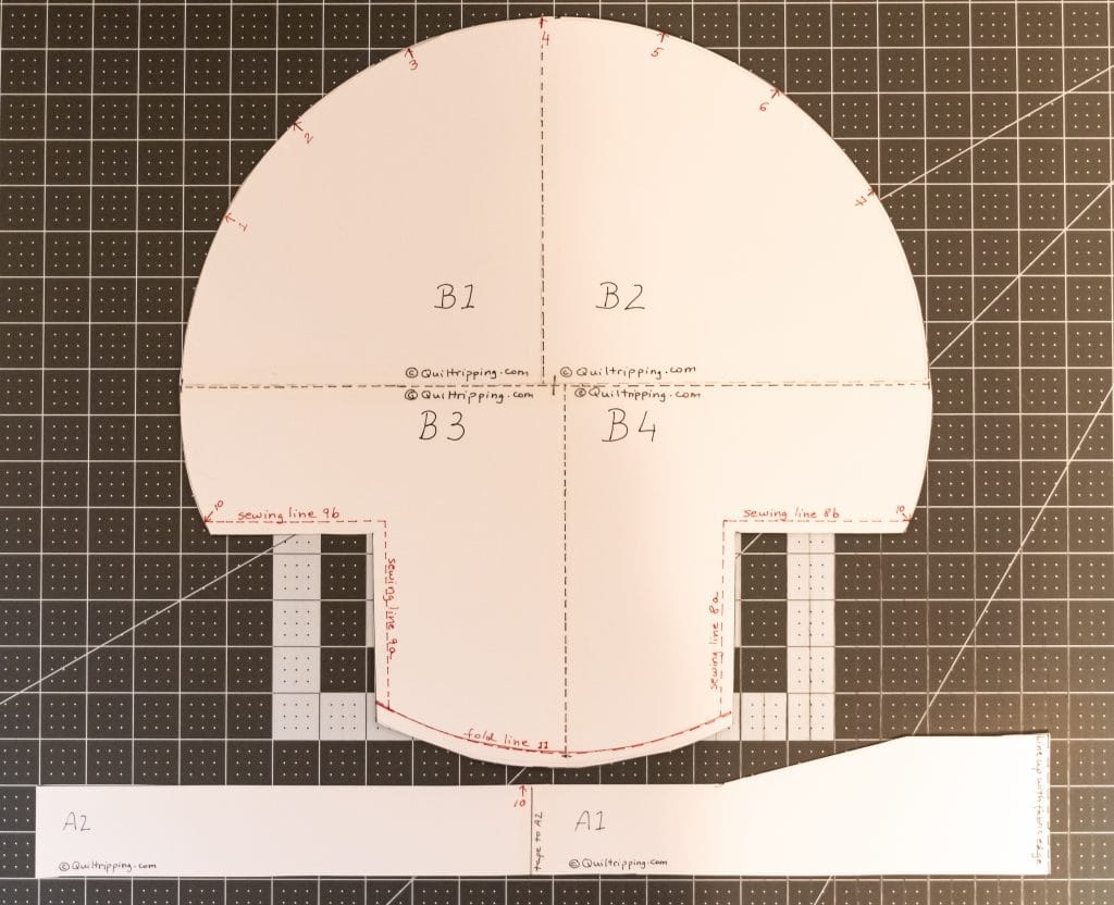 Template Free Printable Surgical Scrub Hat Pattern Free