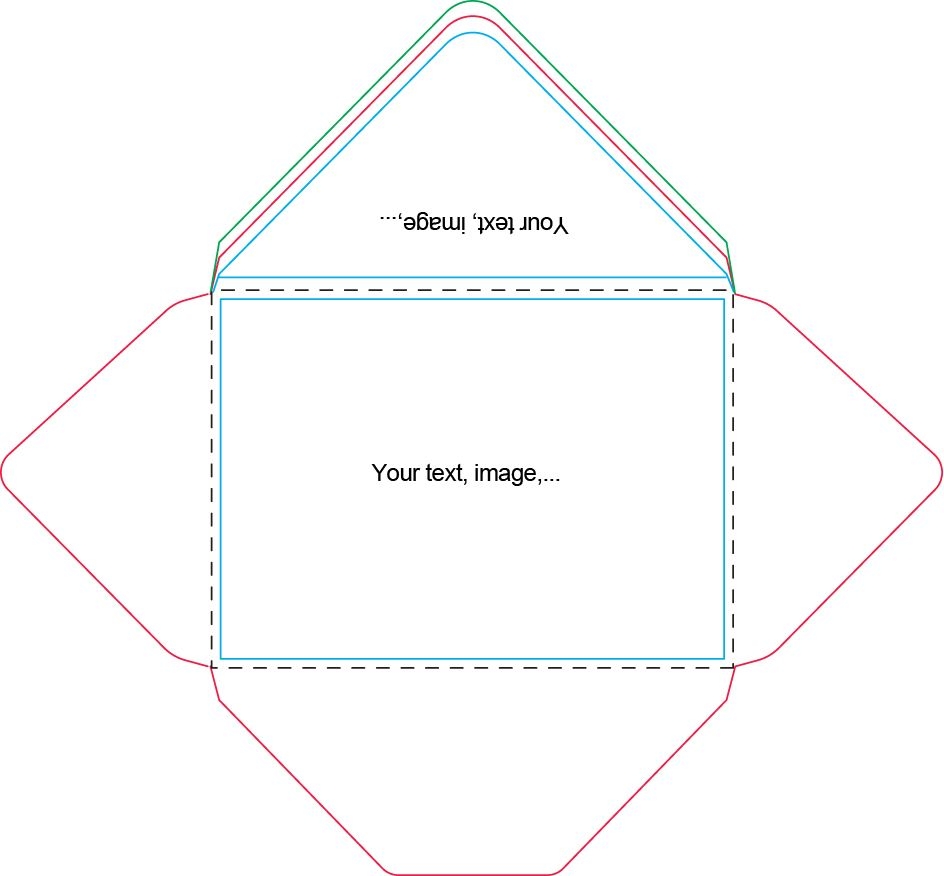 A7 Envelope Template A7 Envelope Liner Template Envelope Template Envelope Liner Template