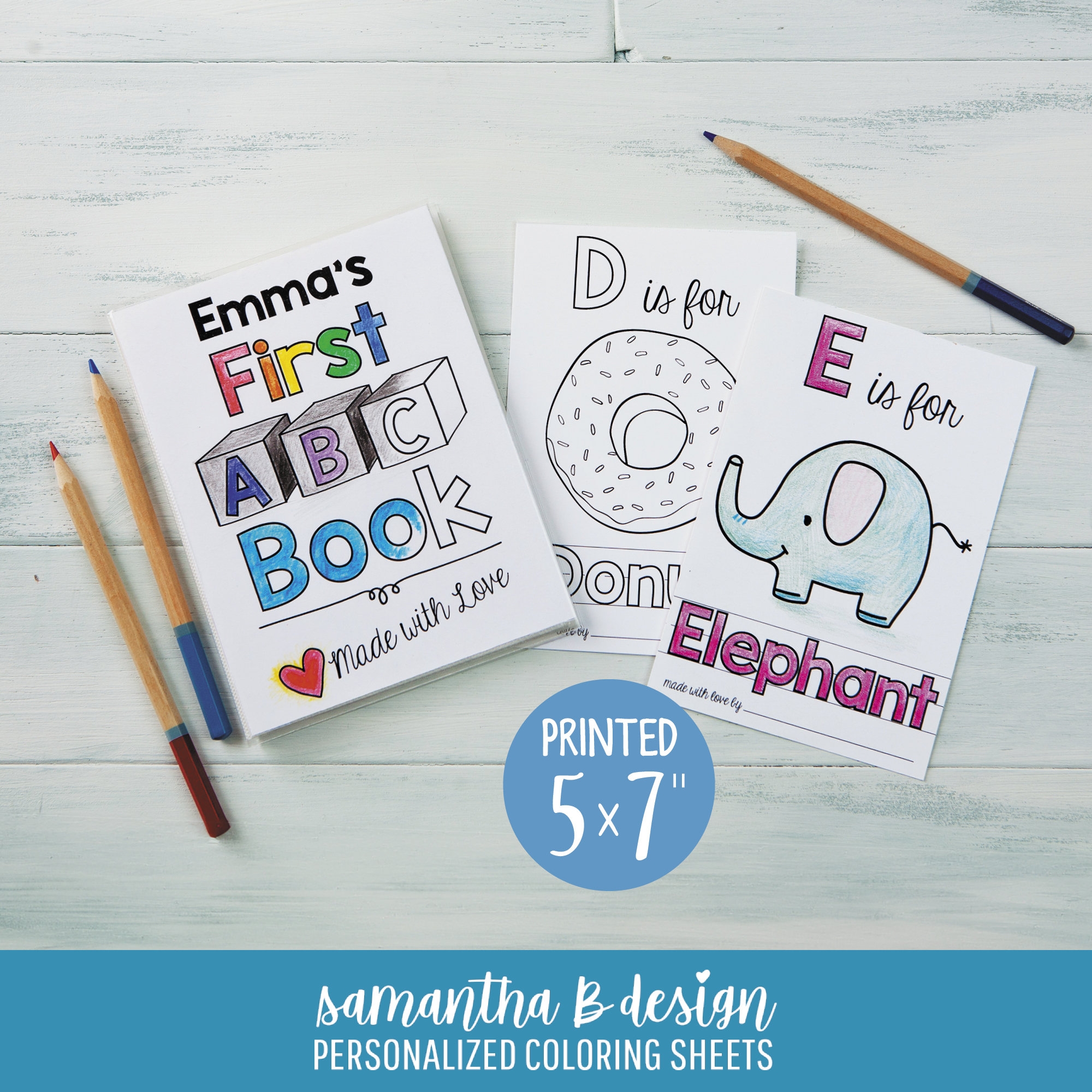Free Printable Abc Book Template